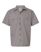Dickies Men's Tall Short Sleeve Work Shirt. 2574T - Silver Grey