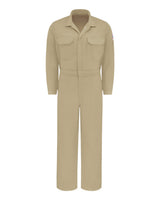 Bulwark Men's Premium Coverall - EXCEL FR® ComforTouch® - 7 oz.. CLB2 - Khaki
