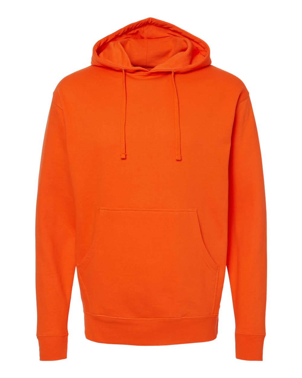 Independent Trading Co. Unisex Midweight Hooded Sweatshirt. SS4500 - Orange