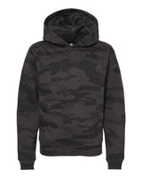 Independent Trading Co. Youth Midweight Hooded Sweatshirt. SS4001Y - Black Camo