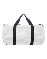 Independent Trading Co. 29L Day Tripper Duffel Bag. INDDUFBAG - White Camo