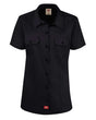 Dickies Women's Short Sleeve Work Shirt. FS57 - Black