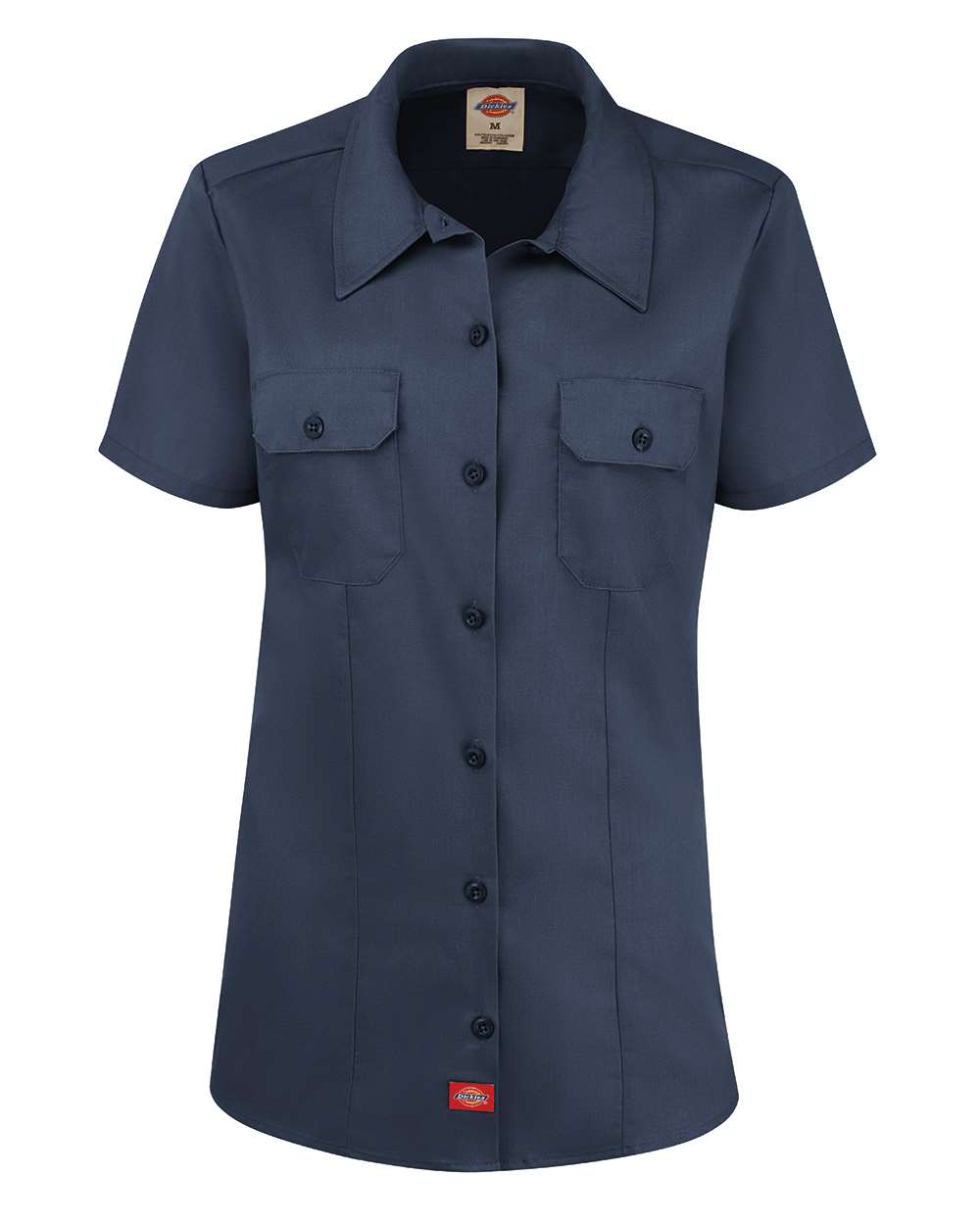 Dickies Women's Short Sleeve Work Shirt. FS57 - Dark Navy