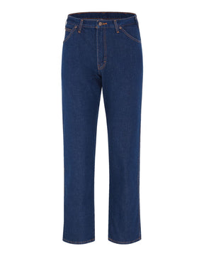 Dickies Men's Odd Sizes Straight 5-Pocket Jeans. 9333ODD - Rinsed Indigo Rigid - 30I