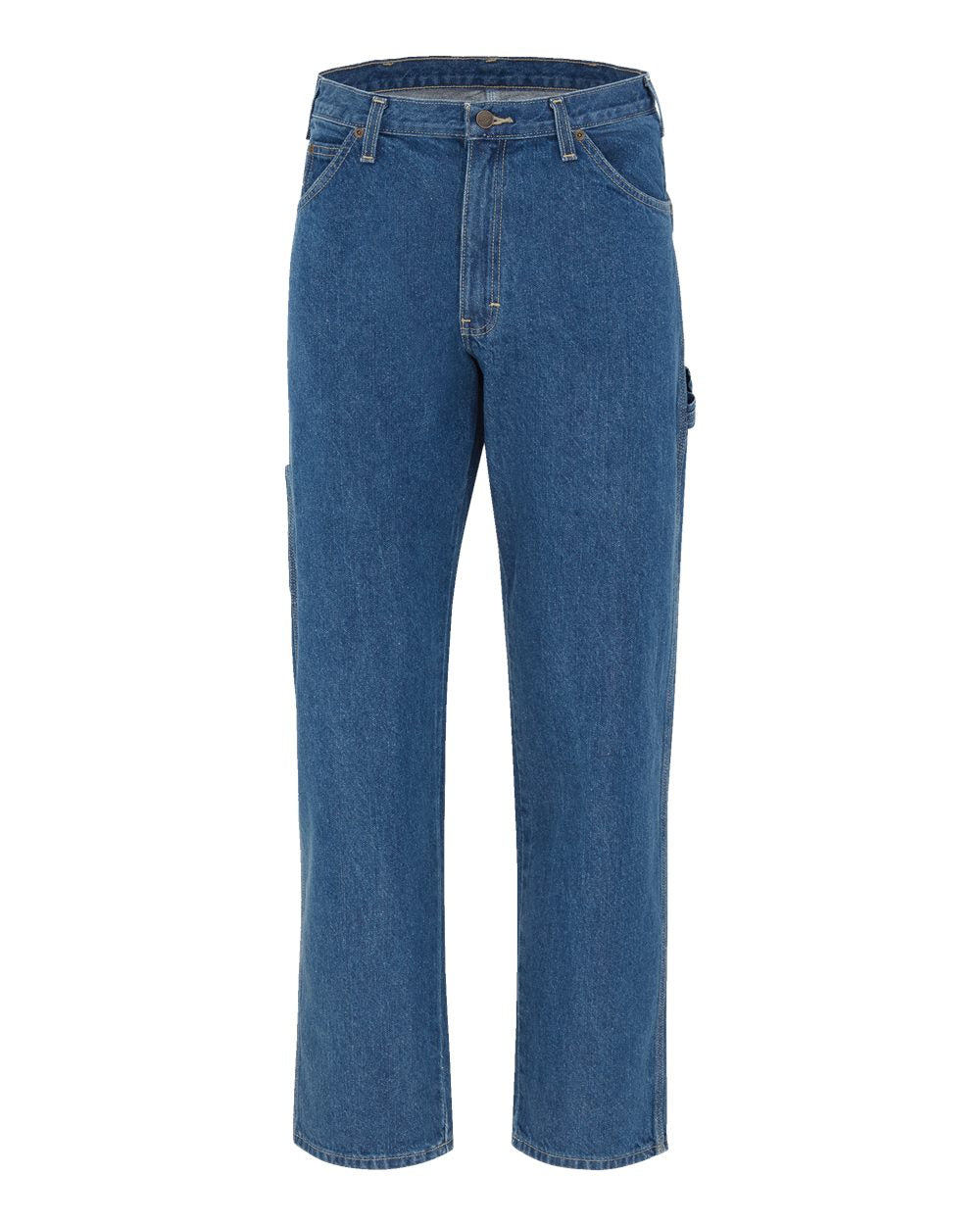 Dickies Men's Carpenter Jeans. 1999 - Rinsed Stonewashed Indigo Blue - 34I