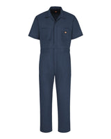 Dickies Men's Tall Short Sleeve Coverall. 3339T - Dark Navy
