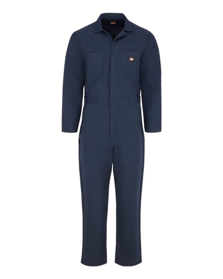 Dickies Men's Basic Blended Long Sleeve Coverall. 4861 - Dark Navy