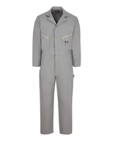 Dickies Men's Deluxe Long Sleeve Cotton Coverall. 4877 - Grey
