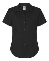 Dickies Women's Industrial Short Sleeve Work Shirt. 5350 - Black
