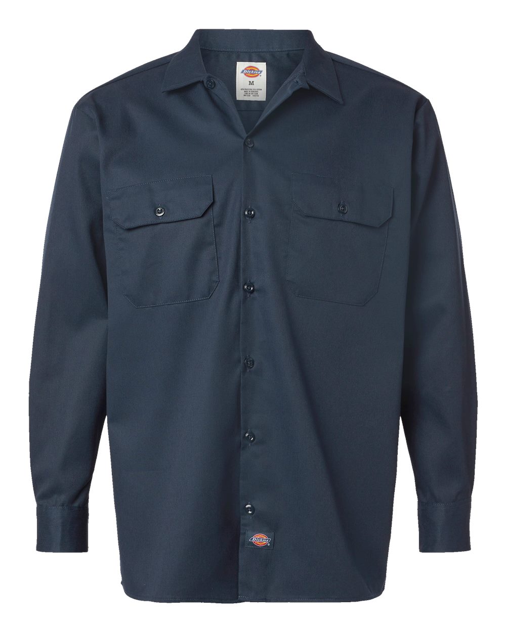 Dickies Men's Long Sleeve Work Shirt. 5574 - Dark Navy