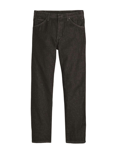 Dickies Men's Extended Sizes Industrial Jeans. C993EXT - Black - 39 Unhemmed