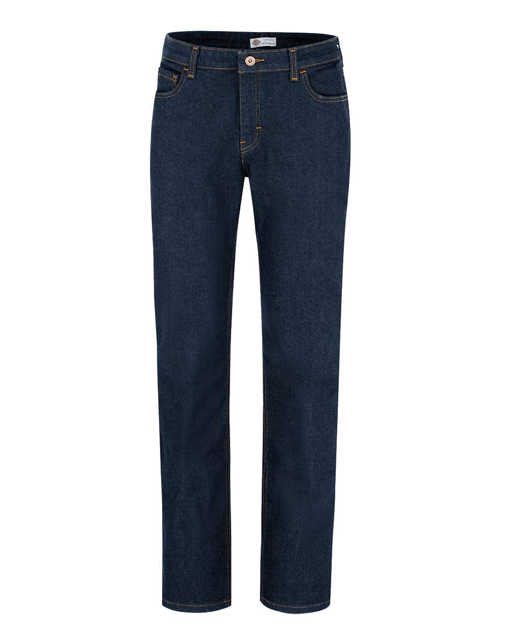 Dickies Women's Industrial 32" Inseam 5-Pocket Flex Jeans. FD20 - Indigo Blue