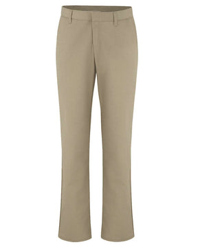 Dickies Women's Industrial Flat Front Pants. FP92 - Desert Sand - 32I