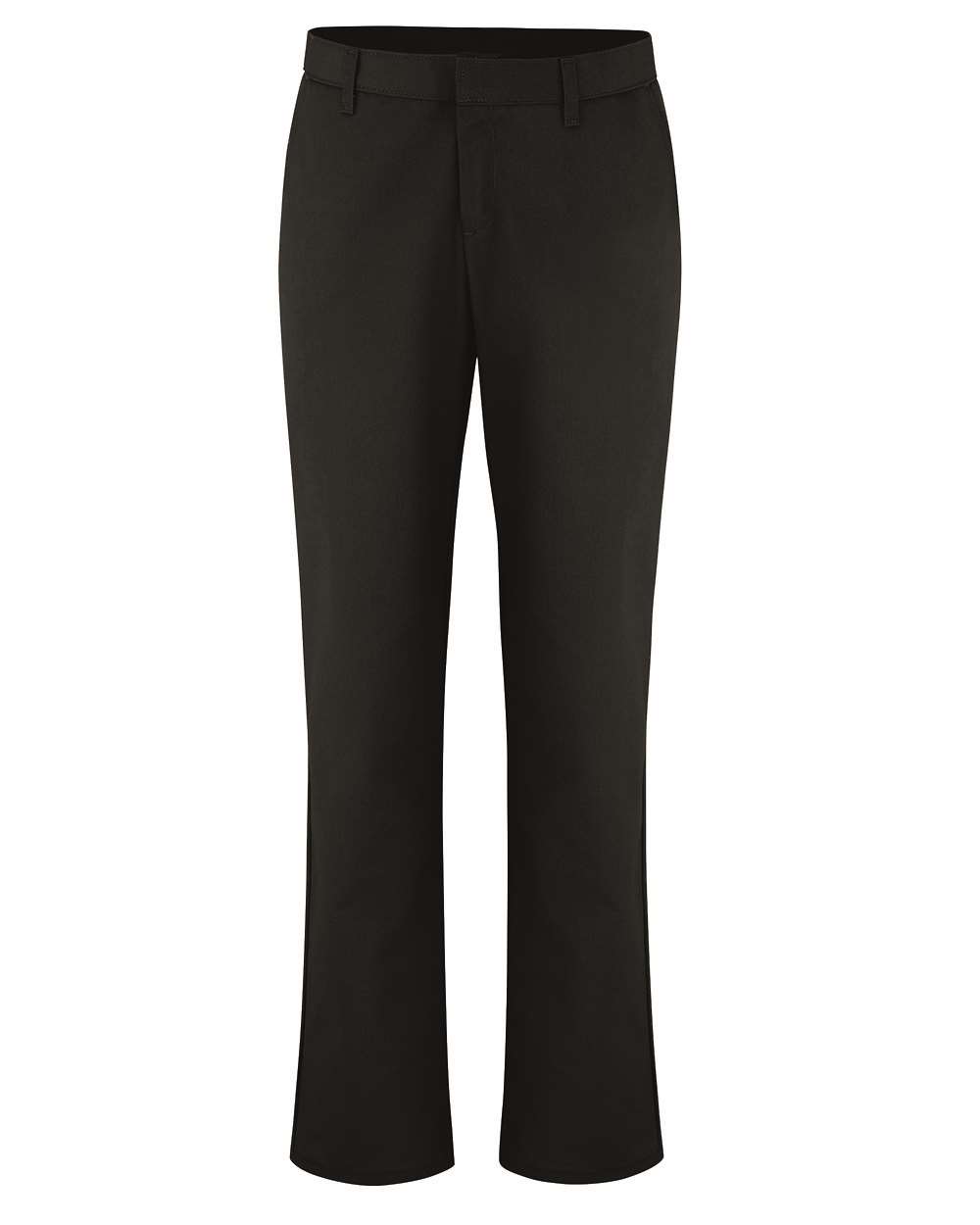 Dickies Women's Extended Sizes Industrial Flat Front Pants. FP92EXT - Black - 37 Unhemmed