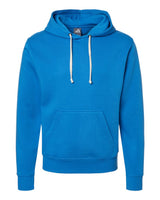 J. America Men's Triblend Fleece Hooded Sweatshirt. 8871 - Royal Solid
