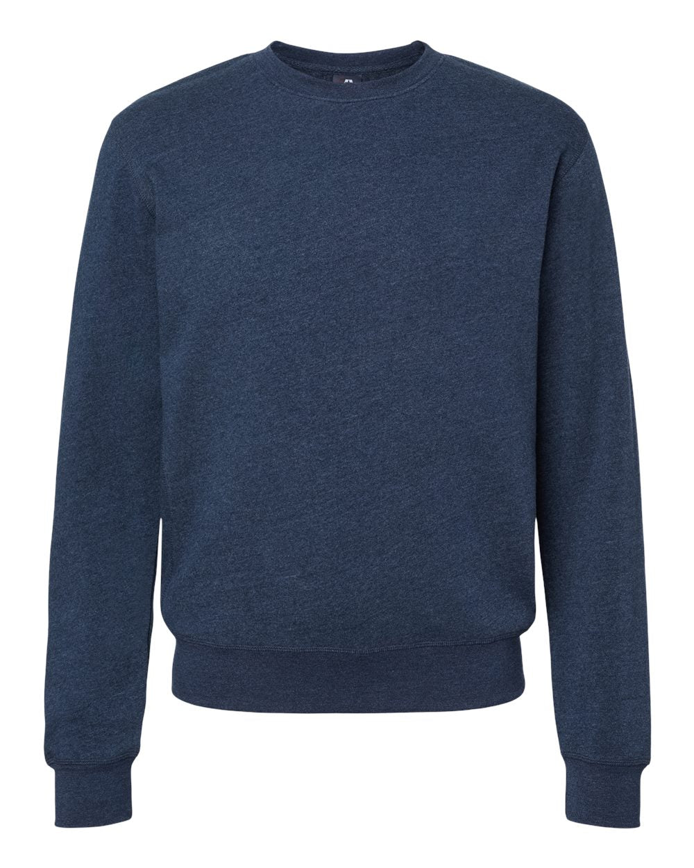 J. America Unisex Triblend Fleece Crewneck Sweatshirt. 8870 - True Navy Triblend