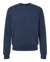 J. America Unisex Triblend Fleece Crewneck Sweatshirt. 8870 - True Navy Triblend