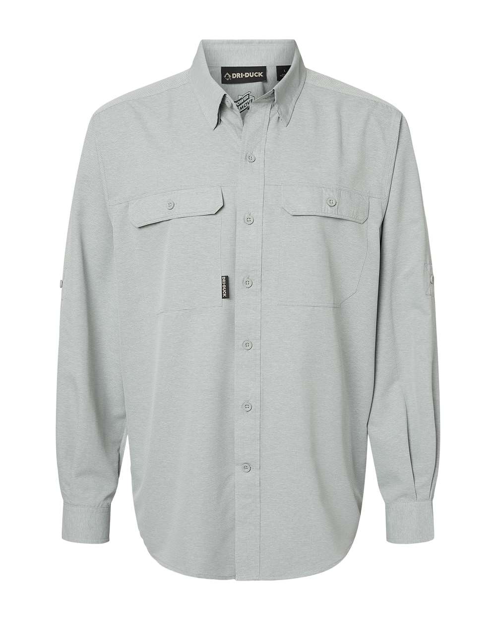 DRI DUCK Men's Crossroad Woven Shirt. 4441 - Grey