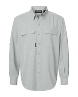 DRI DUCK Men's Crossroad Woven Shirt. 4441 - Grey