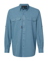DRI DUCK Men's Crossroad Woven Shirt. 4441 - Slate Blue