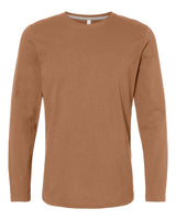 LAT Unisex Fine Jersey Long Sleeve Tee. 6918 - Coyote Brown