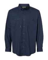 DRI DUCK Men's Craftsman Woven Shirt. 4450T - Deep Blue