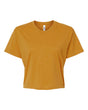 Next Level Women's Ideal Crop Top. 1580 - Antique Gold