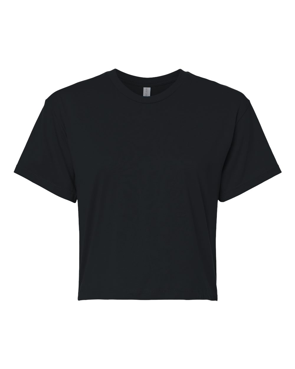 Next Level Women's Ideal Crop Top. 1580 - Black