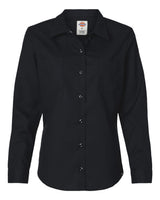 Dickies Women's Long Sleeve Industrial Work Shirt. L5350 - Black