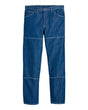 Dickies Men's Extended Sizes Industrial Double Knee Jeans. LD20EXT - Rinsed Indigo Blue - 30I