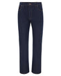 Dickies Men's Extended Sizes Industrial 5-Pocket Flex Jeans. LD21EXT - Rinsed Indigo Blue - 39 Unhemmed