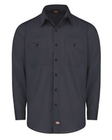 Dickies Men's Tall Industrial Worktech Ventilated Long Sleeve Work Shirt. LL51T - Dark Navy