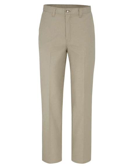 Dickies Men's Extended Sizes Premium Industrial Flat Front Comfort Waist Pants. LP70EXT - Desert Sand - 37 Unhemmed