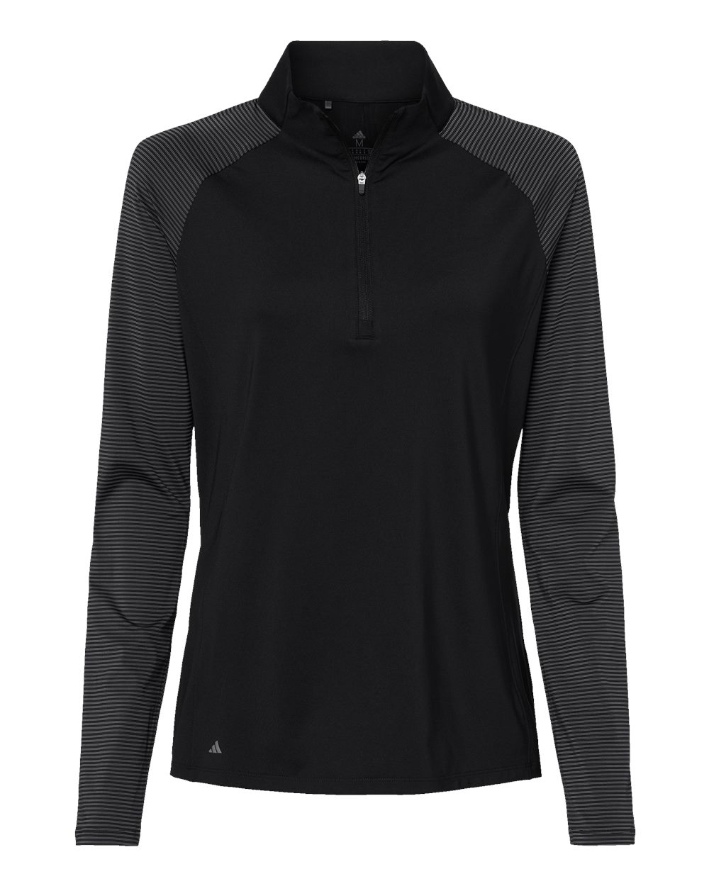 Adidas Women's Ultimate365 Lightweight Raglan Quarter-Zip Pullover. A521 - Black