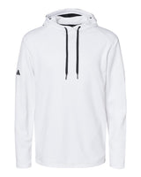 Adidas Men's Textured Mixed Media Midweight Hooded Sweatshirt. A530 - White