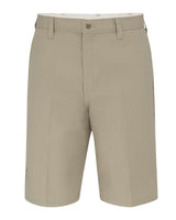 Dickies Men's Extended Sizes 11" Industrial Flat Front Shorts. LR30EXT - Desert Sand