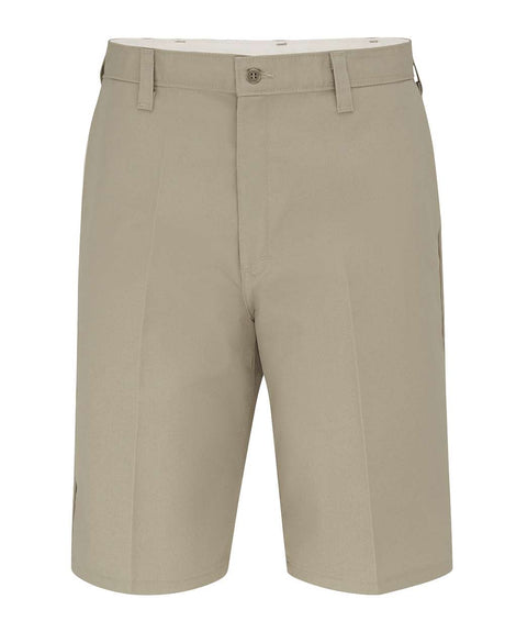 Dickies Men's Extended Sizes 11" Industrial Flat Front Shorts. LR30EXT - Desert Sand