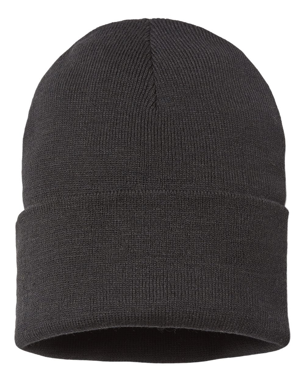 Atlantis Headwear Sustainable Beanie. PURE - Black