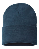 Atlantis Headwear Sustainable Beanie. PURE - Navy