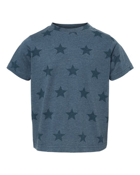 Code Five Toddler Star Print Tee. 3029 - Denim Star