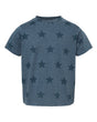 Code Five Toddler Star Print Tee. 3029 - Denim Star