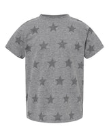 Code Five Toddler Star Print Tee. 3029 - Granite Heather Star