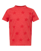 Code Five Toddler Star Print Tee. 3029 - Red Star