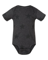 Code Five Infant Star Print Bodysuit. 4329 - Smoke Star