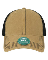 LEGACY Old Favorite Trucker Cap. OFA - Khaki/ Black