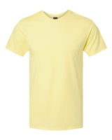 Hanes Unisex Perfect-T T-Shirt. 4980 - Lemon Meringue Heather