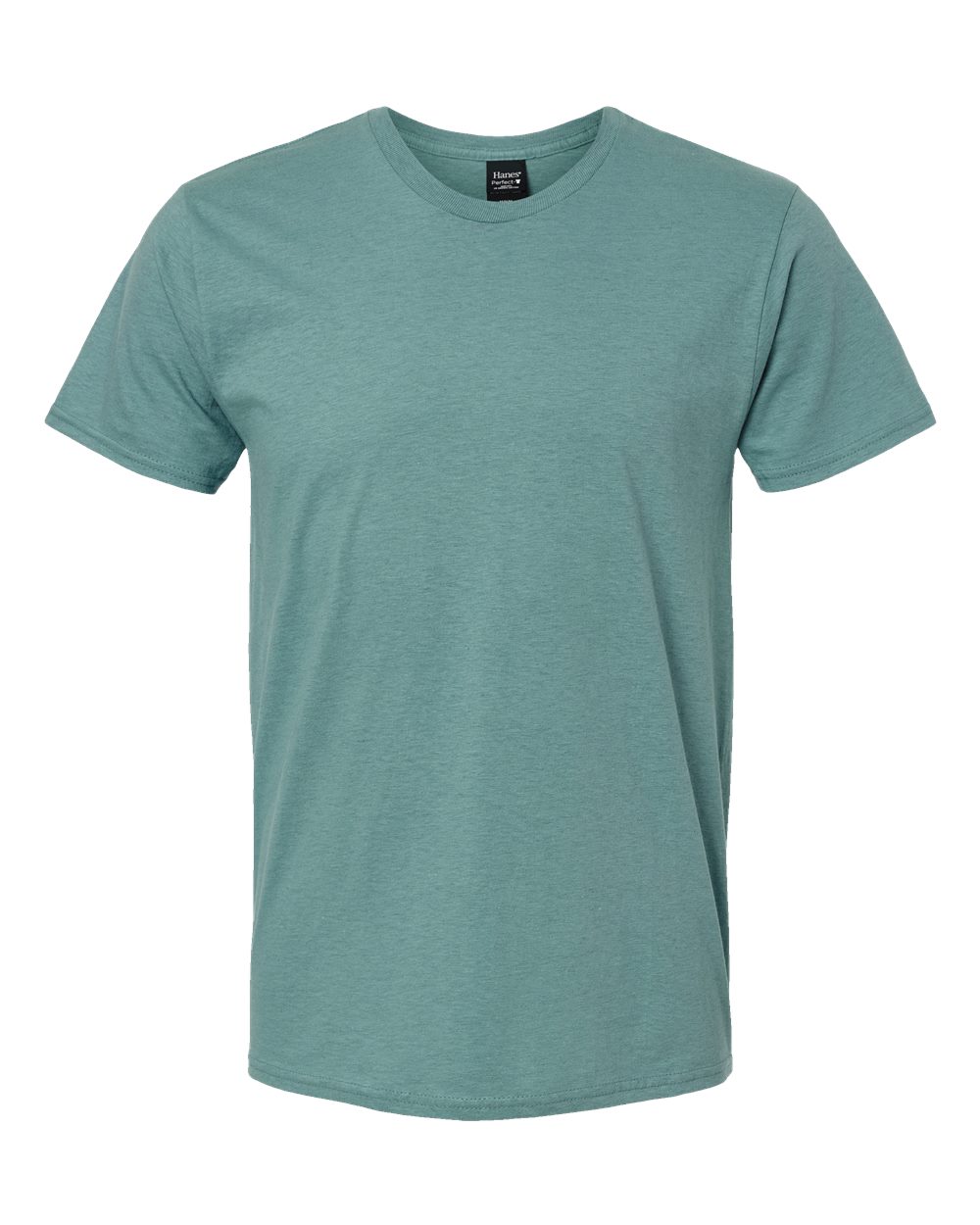 Hanes Unisex Perfect-T T-Shirt. 4980 - Marbled Green Clay