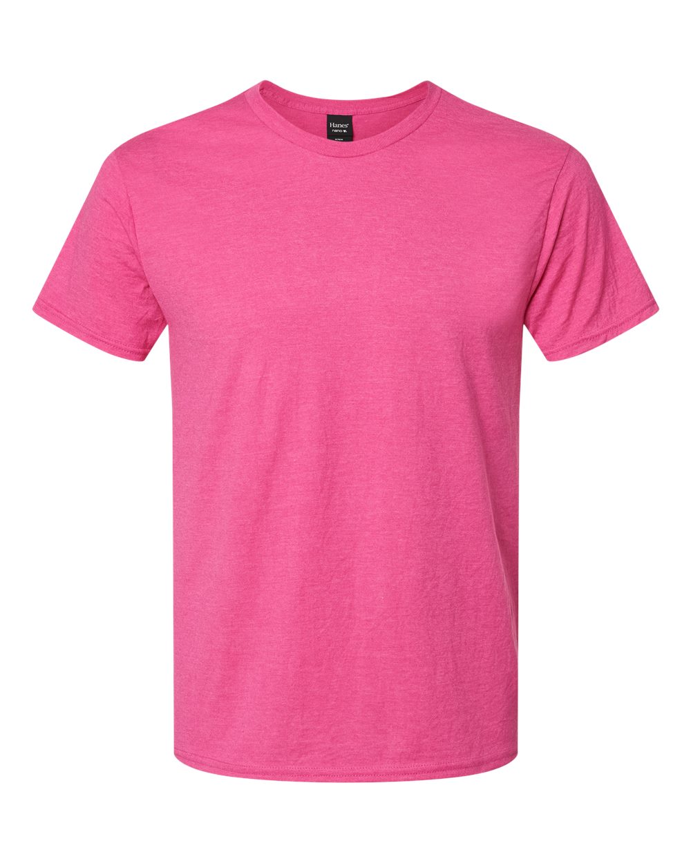 Hanes Unisex Perfect-T T-Shirt. 4980 - Wow Pink Heather
