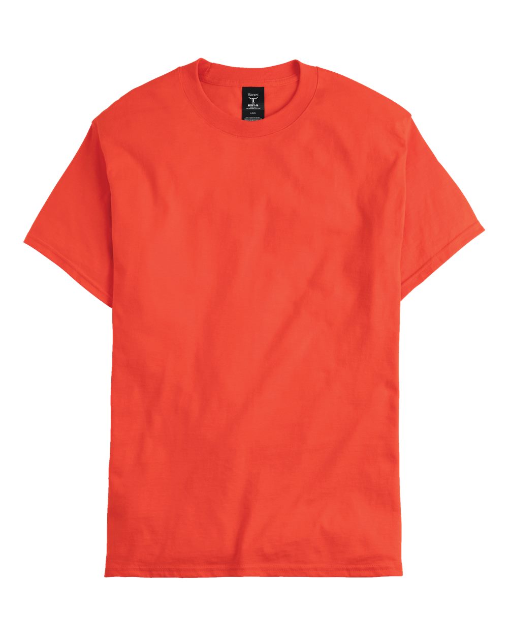 Hanes Unisex Beefy-T® T-Shirt. 5180 - Poppy Red