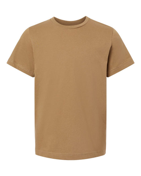 LAT Youth Fine Jersey Tee. 6101 - Coyote Brown